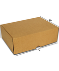 174x128x53mm (25pcs) - Brown Die-Cut Boxes