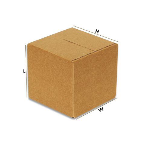 B-Flute Brown Shipping Box 400x400x400mm - Eco-Friendly Brown Moving Boxes