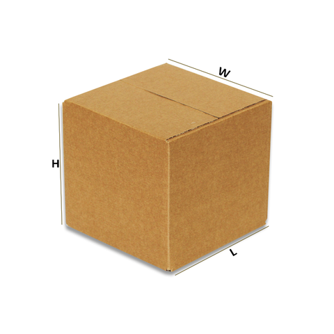 450x450x450mm - Brown RSC Cardboard Shipping Boxes