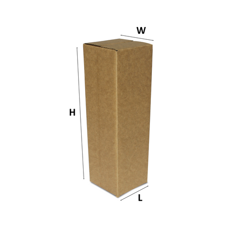 124x94x778mm (20pcs) - Brown RSC Boxes