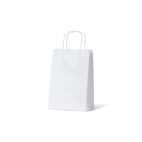 WJ-290Hx200Lx100g (250pcs) - High-Quality White Kraft Paper Bags