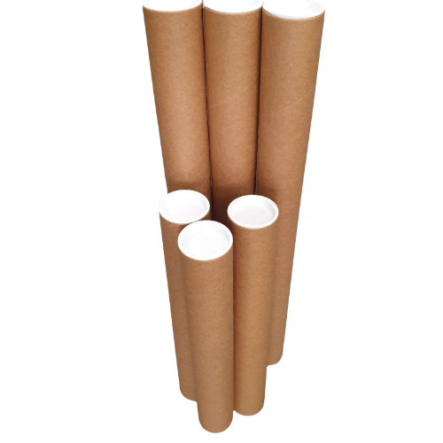 450x60x1.8mm Brown Cardboard Mailing Tubes – PackNBag