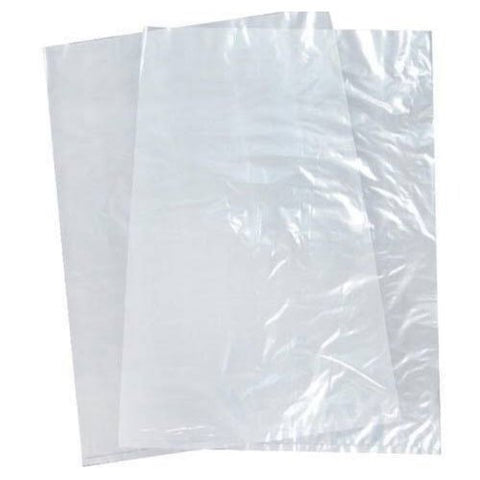 300x400mm 32um (100pcs) - Clear Open Top Plastic Poly Bags