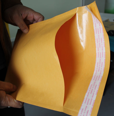 DLX Yellow Flat Kraft Paper Envelopes (500pcs)