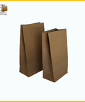 260h x 130w x 80g (100pcs) - Brown Kraft Paper Bags